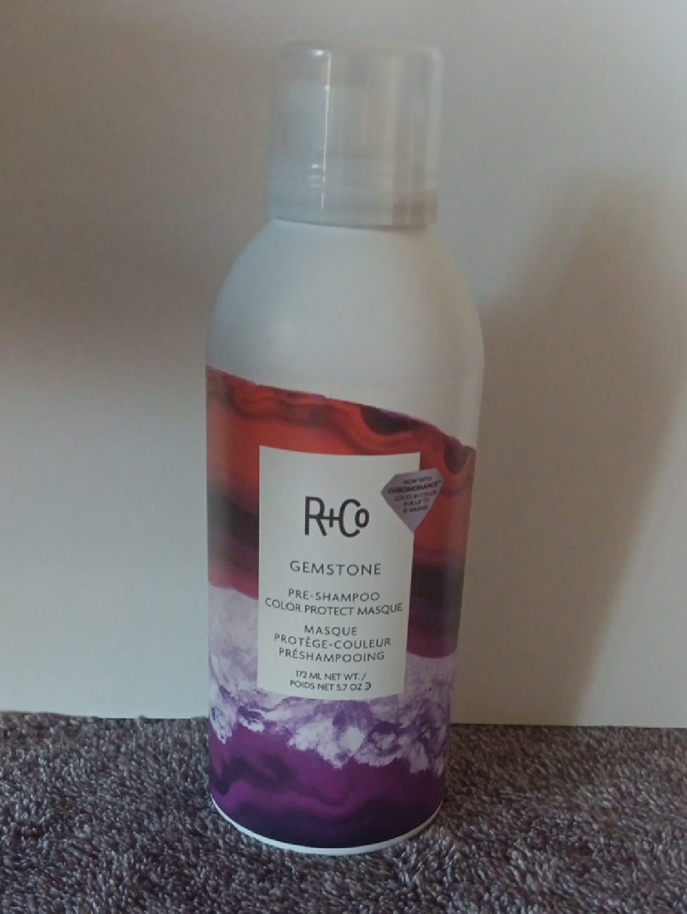 R+Co Gemstone Pre-Shampoo Masque – Purple and Red Accents New
